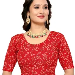 atibha fashion Round Neck Women Blouse-picture-19