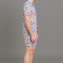 girafashion Men Night Suit Set Multicolor Printed image 3