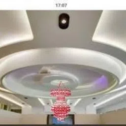 kagtang Red Color Decorative Jhumar for Home Decoration Pendant Lamp Ceiling Lamp image 2