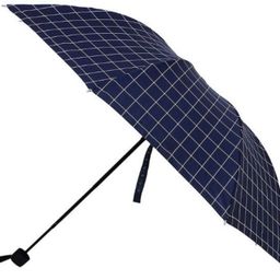 infispace Checks Manual Umbrella for Women & Men|Rainwear ,Checks Printed|3 Fold Umberalla Umbrella-picture-15