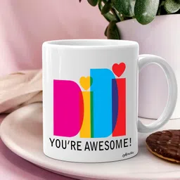 avavia "DIDI you're Awesome"Best Gift for Sister|Raksha Bandhan|Printed Ceramic Coffee Mug-picture-16