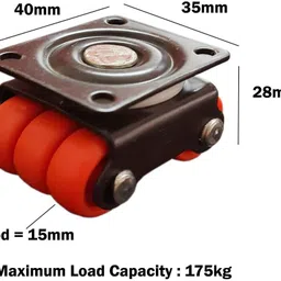 droptech D-750 Swivel Furniture Caster image 3