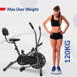 powermax fitness BU-201 Dual-Action Stationary Exercise Bike image 4