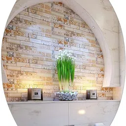 leeyaenterprise 30 cm Oval Shape Sticker Mirror Self-Adhesive Plastic Mirror Flexible Double-sided Sticker-picture-29