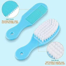 sscua New Born Baby Hair Brush & Comb Set , Soft Brush Set-picture-39