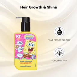 kt kids Keratin Protein Gentle Cleansing Shampoo For Girls Age Range 3-7 Years (200 ml) image 4