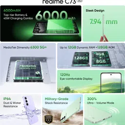 realme C73 5G (Jade Green, 128 GB) image 2