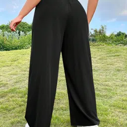 daphne maurier Women Solid Black Track Pants-picture-21