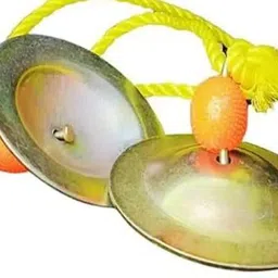 pmw Bhajana Thalalu - Hand Cymbals Manjira - Manjira for Pooja Keerthan (1 Pair) Kartal Instrument image 3