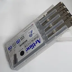 0.1, 0.3 , 0.5, 0.7 ACID FREE DRAWING SYSTEM FINELINER PEN SET FOR PROFESSIONAL ARTISTS SET OF 4 WITH PREMIUM QUALITY PLASTIC BOX (BLACK) Fineliner Pen-image-2