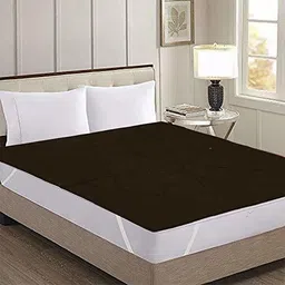 fabfurn Elastic Strap Double Size Waterproof Mattress Cover image 3