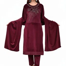 araa Velvet Women Churidar-picture-25