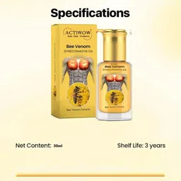 actiwow Bee Venom Gynecomastia Oil For Grip Workout Muscle Ease image 5