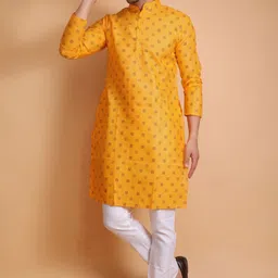 colorbenz Men Printed Cotton Blend Straight Kurta-picture-27