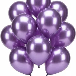 yehua Solid 5-Inch Metallic Chrome Purple Latex Balloons - 100 Pack Balloon-picture-43