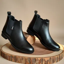 chilwell Synthetic Leather Lightweight Comfortable Trendy Walking Outdoor Slip On Chelsea Boots For Men-picture-28