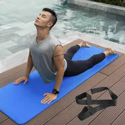 befit 6mm| Anti-Skid| Yoga Mat| Free Carrying Strap| Color Blue 6 mm Yoga Mat-picture-25