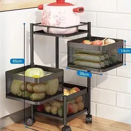 maxmagic Stainless Steel Kitchen Trolley image 3