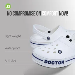 doctor extra soft Men Ultra Soft Casual Clogs/Sandals with Adjustable Back Strap for Gents/Boys D-502 Clogs Sandal image 3