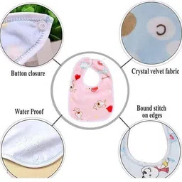 little bloom Waterproof Feeding Bib Apron for Babies & Baby image 4