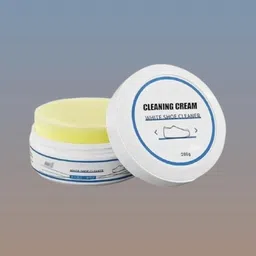 POLYGON White Shoe Formula Premium Cream Leather, Canvas, Sports Shoe Cream-image-23