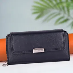 lino perros Women Casual Black Artificial Leather Wallet-picture-24