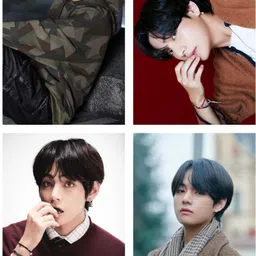 printnet Pack of 10 BTS Member V (Kim Taehyung) Photocard set for BTS Fans | HD Quality Photographic Paper image 3