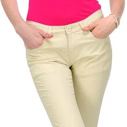 fashion cult Women White Capri image 5