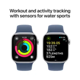 Apple Watch Series 10 GPS+Cellular with Sport Band - S/M (42mm Retina LTPO3 OLED Display, Silver Aluminium Case) image 4