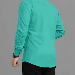 rahul look Men Regular Fit Solid Casual Shirt image 2