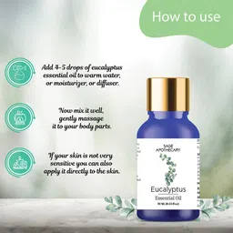 sage apothecary Eucalyptus Essential Oil │100% Pure image 4