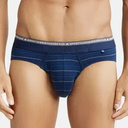 jockey US67 Super Combed Cotton Elastane Stretch Striped Men Brief image 1