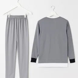 majexic Self Design Men Track Suit image 2