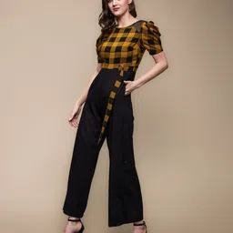 chemistry Checkered Women Jumpsuit image 3