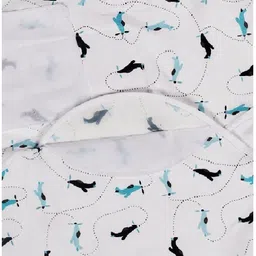 mammachamp Printed Crib Swaddling Baby Blanket forMild Winter image 2