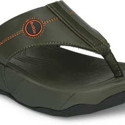 softio SFT411 Synthetic Leather Outdoor | Lightweight | Stylish | Trendy Men Slippers-picture-13