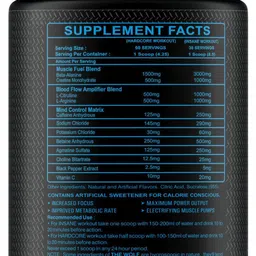 mb muscle builder's The Wolf Pre Workout with Insane Power Of Creatine , L-Arginine & Caffeine Sports Drink image 4