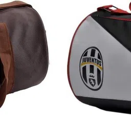 rocketsale 20 L Gym Duffel Bag - DB_Brown Stylish Gym Bag Duffle Bag Travel Bag (Leatherite,Size 30L) - Brown, Black, White image 1