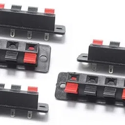 ERHIndia TV-out Cable 5 Pcs 2 Terminal Push Cable Clip 4 Pin Socket Conector-picture-16