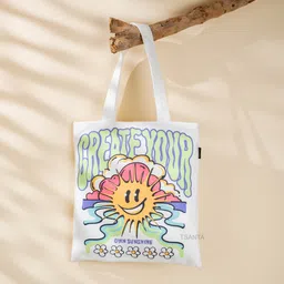 tsanta Women White Tote-picture-12