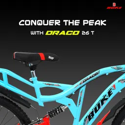 buke DRACO 26T MTB Cycle for Boys & Men with V Brake & Carrier 85% Pre Fitted 26 T (inch) Mountain Cycle image 4