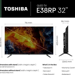 toshiba 32E38RP 80 cm (32 inch) QLED HD Ready Smart Google TV 2025 Edition image 5