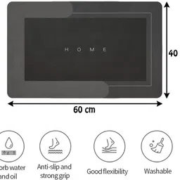 foambathmat Microfiber Bathroom Mat image 3