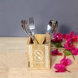 green decor Empty Cutlery Holder Case image 5