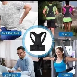 newsparsh Rekha Shoulder Back Bone Braces For Men and Women Lumber Chest Back / Lumbar Support image 5