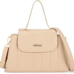 Beige Women Sling Bag - Medium Quilted-image-71