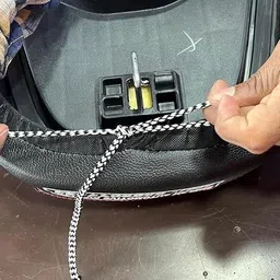 carbox Premium Leather Waterproof-100 [HONDA Shine 100 ] Single Bike Seat Cover For Honda NA image 4