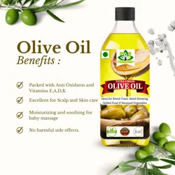 aura kriya Extra Virgin Olive Oil for Hair Massage | Olive Oil for Men & Women Hair Care Hair Oil image 4