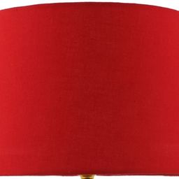foziq Fancy 10" Red Fabric Drum Shape Table Lamps Lamp Shade-picture-13