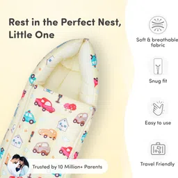 mylo Baby 4 in 1 Soft & Snuggly Sleeping Bag, Carry Nest, 3-way Zip Opening Sleeping Bag image 2